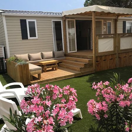 Mobil Home Camping Le Mar Estang Bord De Plage Кане Экстерьер фото